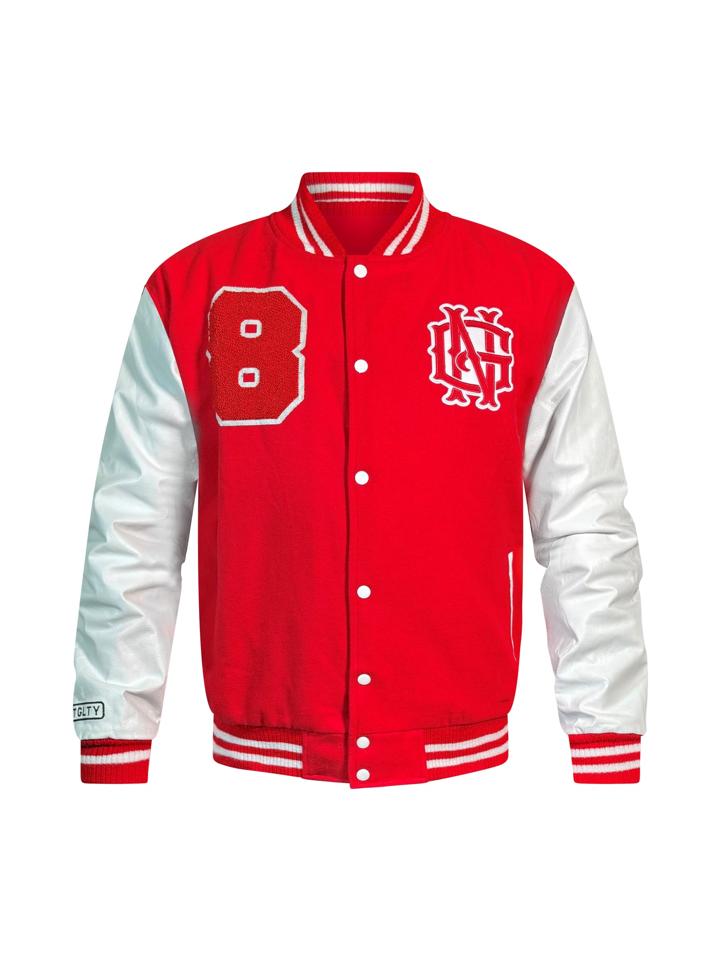 "Lies" Red Varsity Jacket