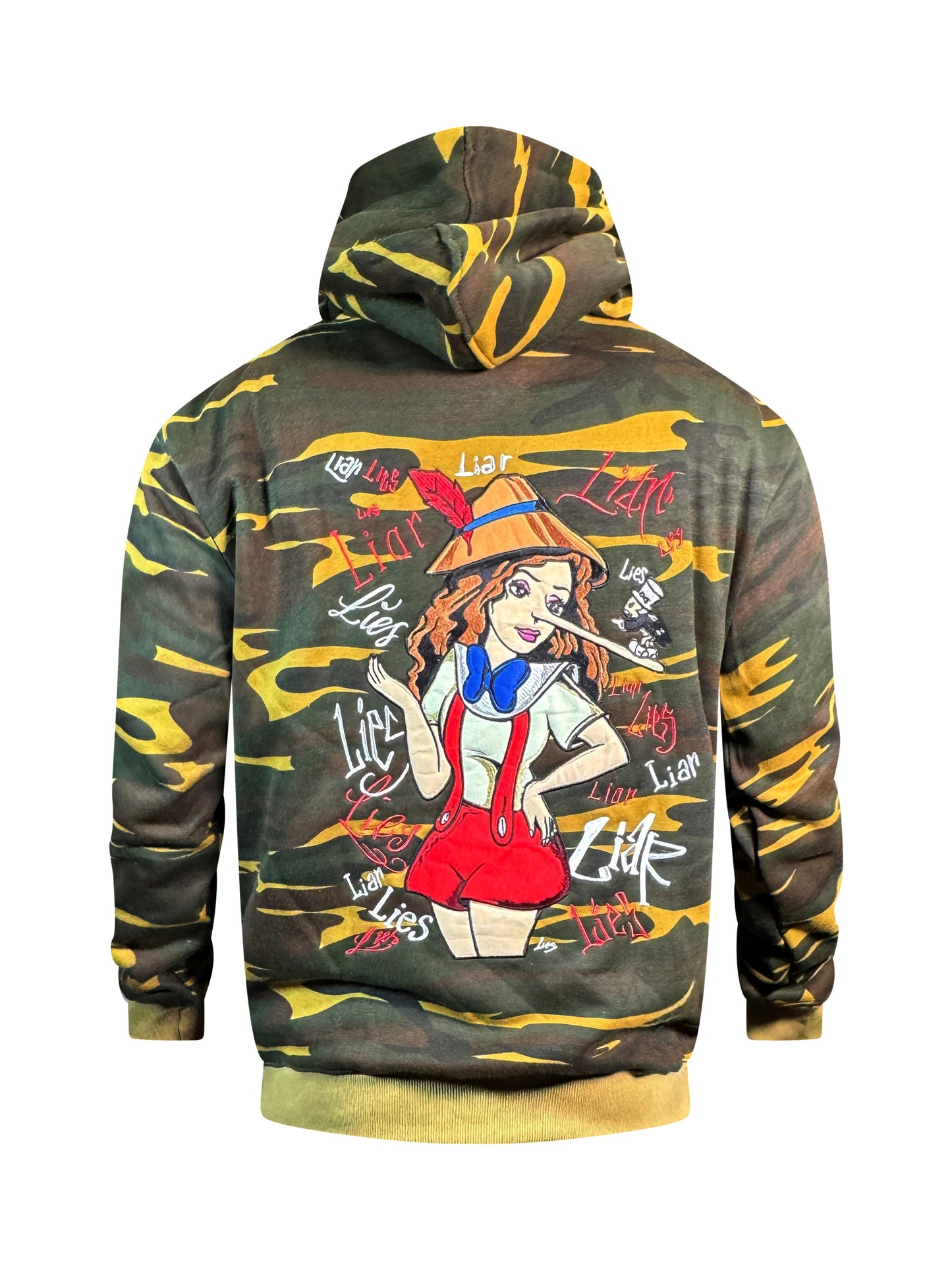 "LIES" Camo NTGLTY Hoodie