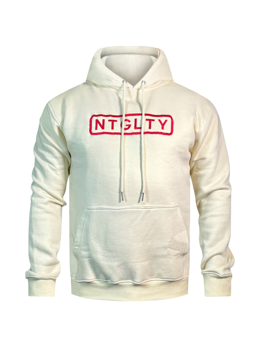 "LIES" OFF WHITE NTGLTY HOODIE